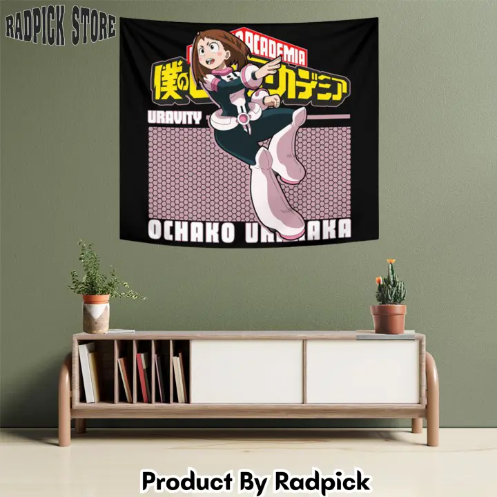 Ochako uraraka tapestry custom anime wall decor  rp5941431